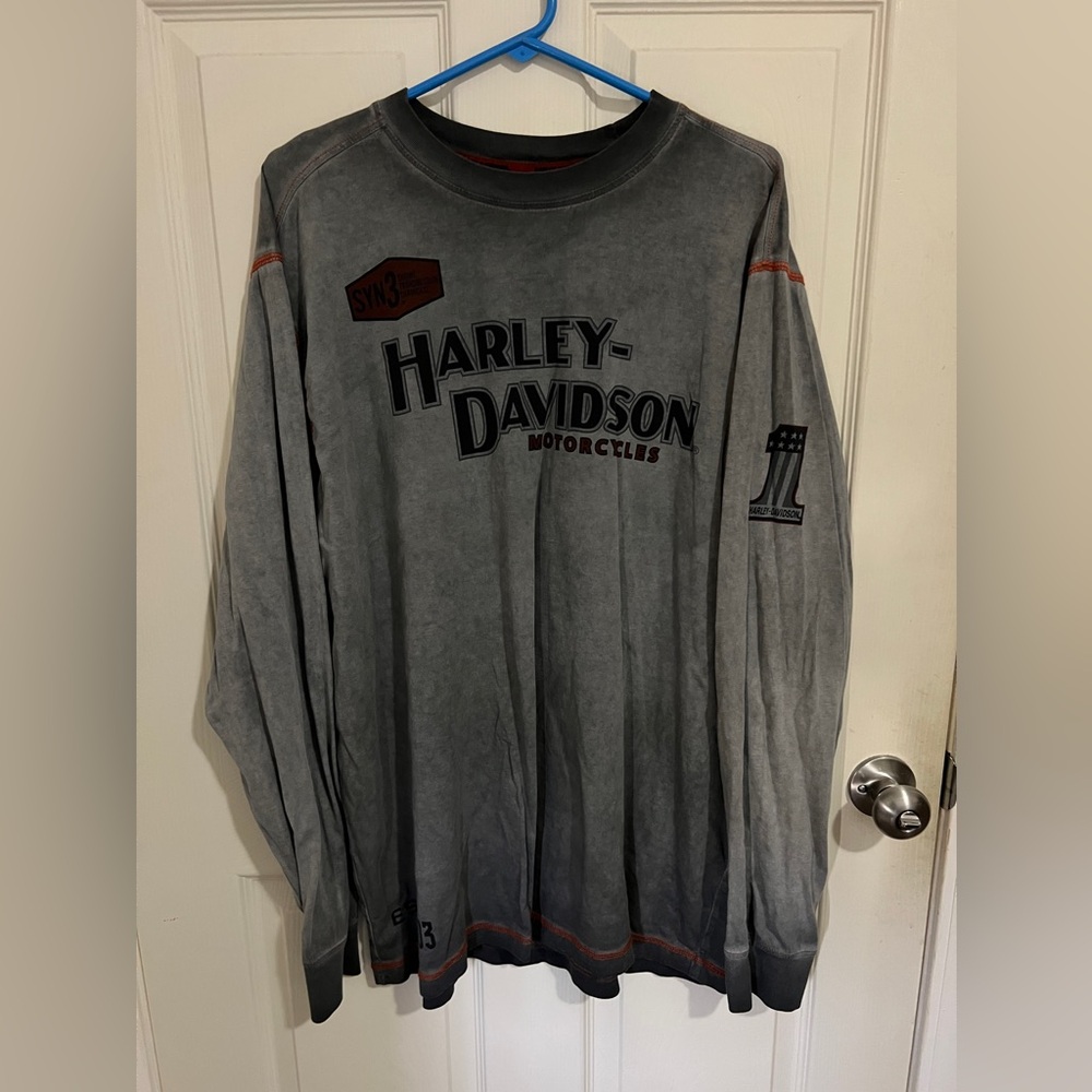 Harley-Davidson Orange and Black XL Tag